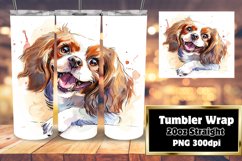 Joyful Funny Dog Lover's Playful Charm Delight Tumbler Wrap Product Image 1