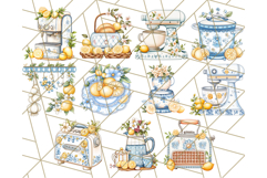 Mediterranean Cottagecore Kitchen PNG Clipart with Lemons Product Image 8