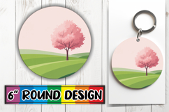 Unique Round Ornaments Design PNG, Spring Product Image 1