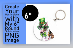 Chic Round Design Car Coaster PNG , St Patrick Product Image 1