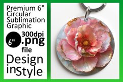Petal Paradise: Sublimation Round Designs Art PNG Product Image 1