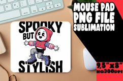 Joyful MOUSE PAD PNG Art, Funny Ghost Product Image 1
