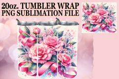 Joyful Nights 20oz tumbler wrap, Flowers Product Image 1