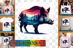 Playful TOTE BAG Sublimation Ideas, Animals Art Product Image 1