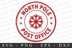 North Pole Post Office Svg | Christmas svg Product Image 1