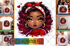 Sweet TOTE BAG Art Ideas PNG, Love Girl Product Image 1