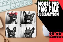 Comedic Dog Photo Sublimation Mouse Pad Design for Personali Product Image 1