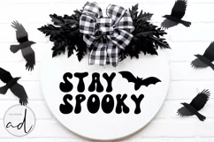 Stay Spooky svg| Halloween Sign svg | DXF EPS PNG SV Product Image 2