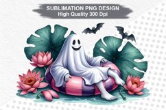 Halloween Ghost - Halloween clipart Sublimation PNG Design Product Image 1