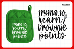 Christmas Pot Holder Quote SVG | Brownie Points Product Image 3