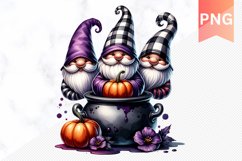Halloween Gnome Sublimation - Clipart PNG Design Product Image 1