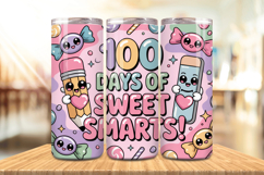 100 Days Of School Tumbler wrap, Teacher Day 20oz Tumbler Product Image 1