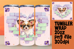 EXTRAORDINARY 20oz Tumbler Graphic , Cute Dog Product Image 1
