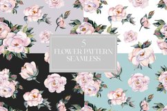 Floral pattern seamless watercolor Product Image 4