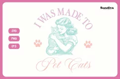 Funny Cat Lover Quotes SVG EPS PNG 5 Product Image 3