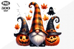 Halloween Gnomes Sublimation - Clipart PNG Design Product Image 1