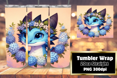 Stylish 20oz Tumbler Template , Dragon Product Image 1