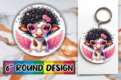 Cheerful Circle Coasters Design PNG, Valentines Product Image 1