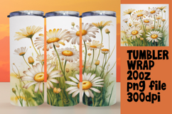 20oz Tumbler Graphic for DIY , Flowers Product Image 1