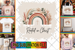 Joyful Tote Bag Designs PNG, Christian Product Image 1