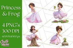 Amethyst Princess Fairy Tale Storybook PNG Clipart Product Image 1