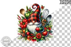 Christmas kitchen Gnome Sublimation - Clipart PNG Design Product Image 1