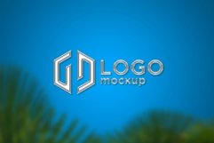 Glass Logo Mockup Template Product Image 1
