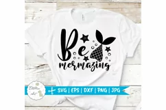 Be mermazing Svg, Mermaid SVG, Summer svg, Beach svg Product Image 1