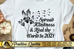 KIND SVG Positive Quote SVG PNG EPS DXF Inspirational SVG Product Image 1