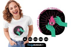 Find Your Way Back to Yourself for T-Shirt Design Product Image 1