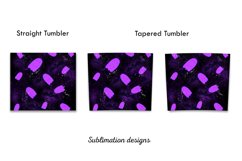 Ghost tumbler design,20 oz wrap,Halloween tumbler Product Image 2