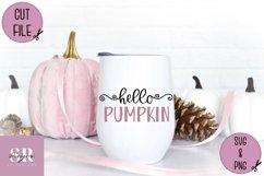 Hello pumpkin SVG| Vinyl cutting | Pumpkin t-shirt design Product Image 3