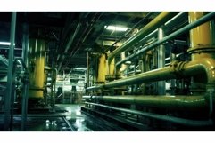 equipment blurred chemical plant interior Product Image 1