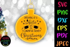 Christmas Quarantine SVG- Christmas Quarantine Ornaments SVG Product Image 1