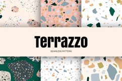 Terrazzo Vector Seamless Pattern, Stone Flooring. Product Image 1