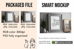 Frame Smart Mockup PSD &amp; JPG Template Graphic Product Image 2