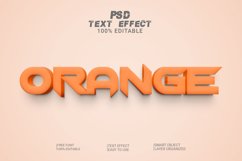 orange text effect Product Image 1