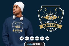 Life is Magical Hand Drawn Lettering SVG Product Image 1