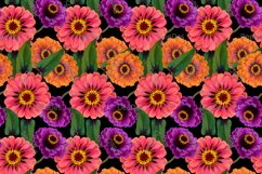 12 Seamless colorful FLOWER patterns bundle. Digital Paper Product Image 3