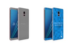 Samsung Galaxy A8 Plus Vinyl Skin Design Mockup 2018 Front-B Product Image 3