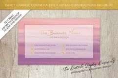 Business Card Template for Adobe Photoshop - Layered PSD Template - Design #8 Product Image 4