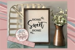 Home Sweet Home svg, Farmhouse style svg, Farmhouse decor Product Image 1