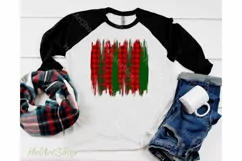 Christmas Brush strokes png, Sublimation png, Buffalo plaid Product Image 2