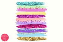 Unicorn Brush Strokes Clipart- Brush Strokes Clipart Unicorn Product Image 3