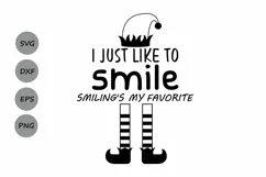 Smiling's My Favorite SVG, Smiling's My Favorite SVG. Product Image 1