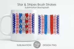 American flag sublimation PNG, Brushstrokes backsplashes Product Image 1