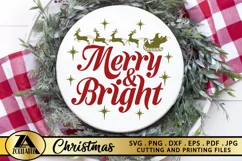Christmas SVG PNG EPS DXF Christmas Quotes SVG Ornament SVG Product Image 1