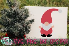 Santa Gnome - A Christmas Gnome SVG Product Image 3