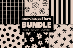 Vintage Digital Papers Floral Patterns Product Image 1