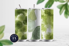 Matcha Green Tea Pattern, Matcha Aesthetic Digital Paper Product Image 2